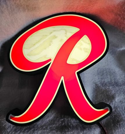 Rainier Beer "R" Lightbox