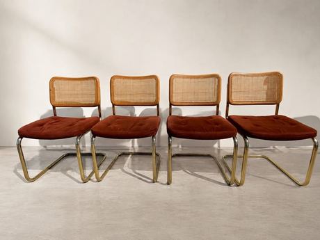 Quantity 4 | Vintage Cane Back Dining Chairs