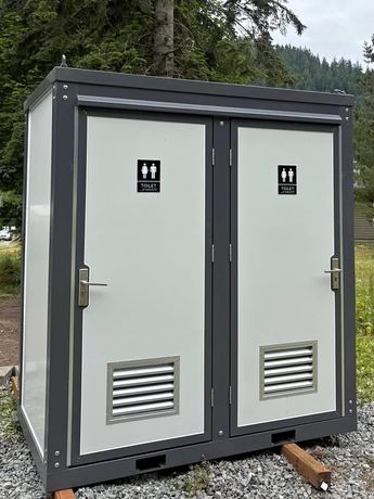 Double Portable Bathroom / Restroom Unit – 2 Private Bathrooms – NEW