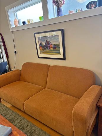 Orange couch