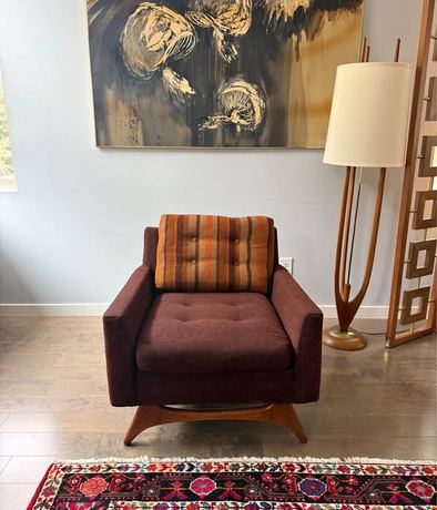 Vintag Mid Century Modern Lounge Chair - Adrian Pearsall Style